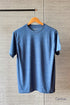 Camiseta de Algodón Softstyle para Hombre - Azul Indigo Jaspeado